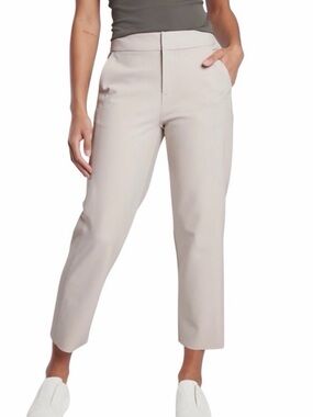 Athleta Stellar Straight Crop Pant - Size 8 - beige /bone